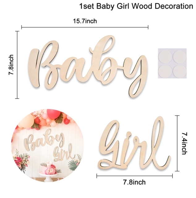 Wood baby girl