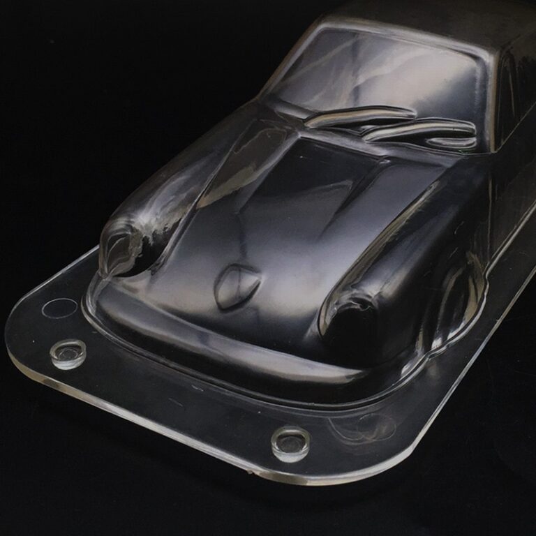 Műanyag Gépi Csokoládéforma 3D Barkácsolás Kézzel Készített Sportkocsi Torta Penész Jármű Csokoládé Készítő Eszköz Díszítő Formák - Image 4