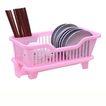 pink side tray