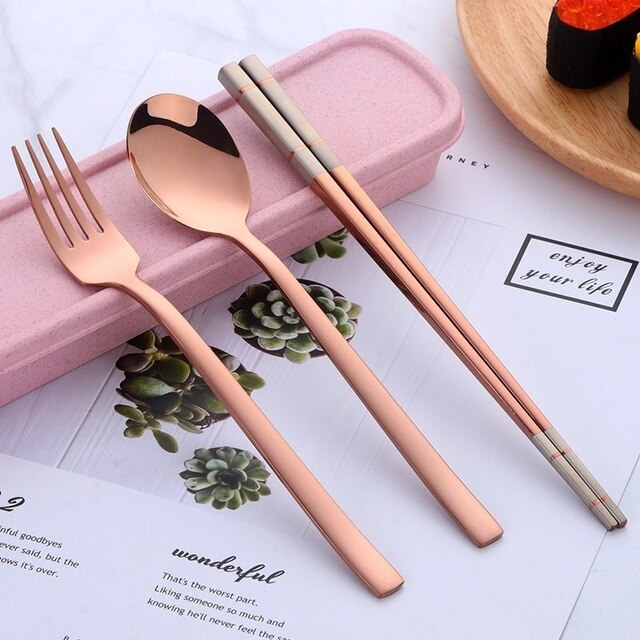 rose gold 4 pcs