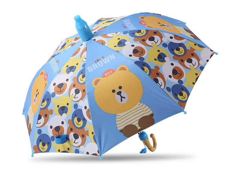 Esernyő Gyerekek Szép Eső Napernyők Rajzfilm Egy Vú Gyermekek Szivárvány Esernyők Félautomata