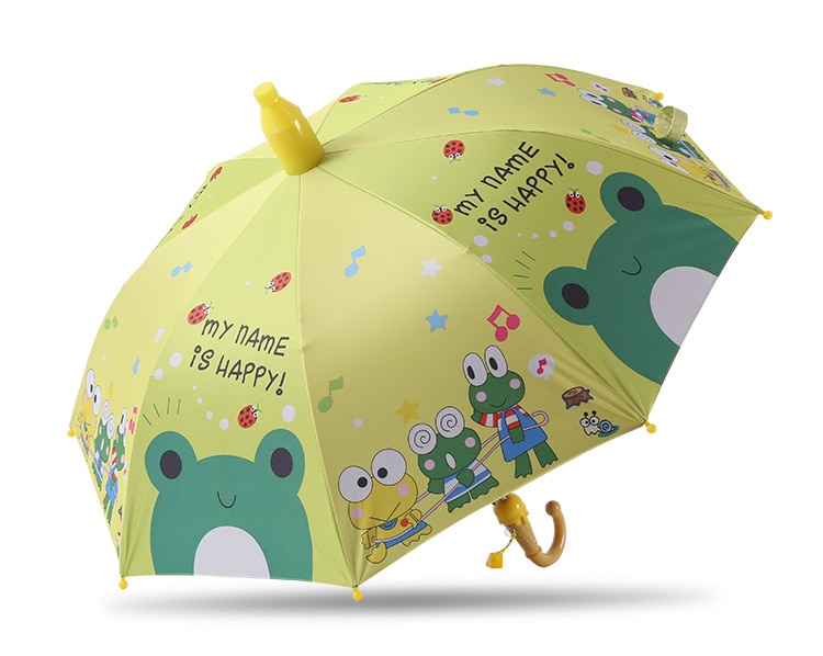 Esernyő Gyerekek Szép Eső Napernyők Rajzfilm Egy Vú Gyermekek Szivárvány Esernyők Félautomata
