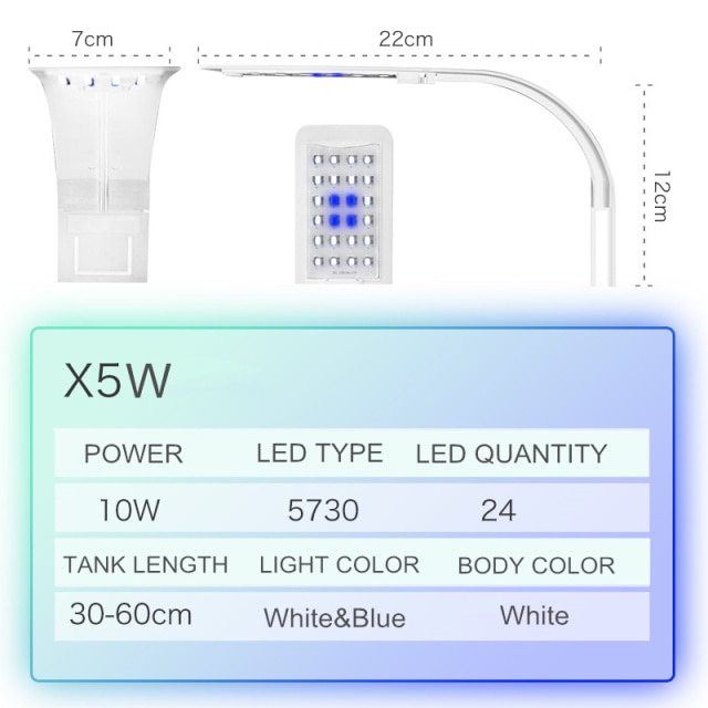 X5W White Blue Light