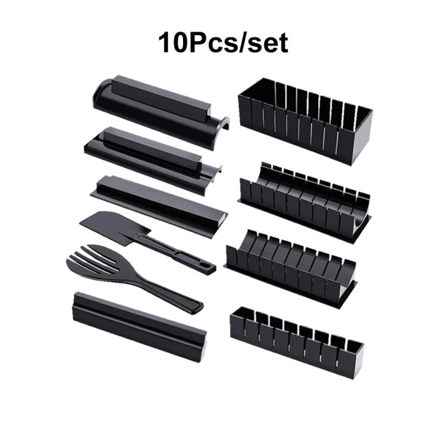 Black 10 Pcs Set