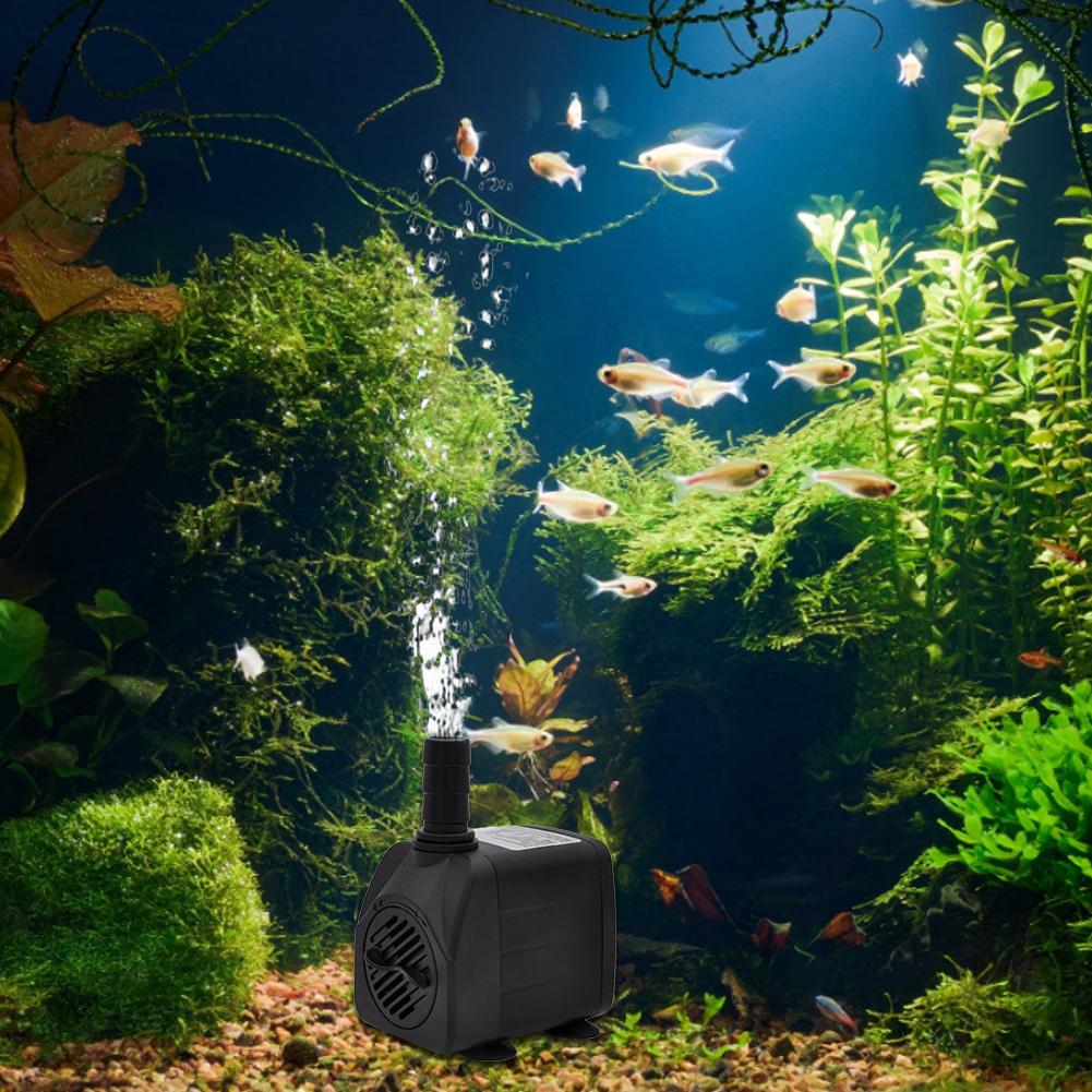 10 W-Os Ultra Csendes Víz Alatti Szökőkút-Szűrő Halastó Akvárium Vízszivattyú Tartály Szökőkút 12 Lámpával