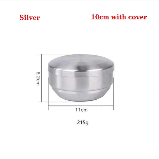 Silver-with lid 10cm