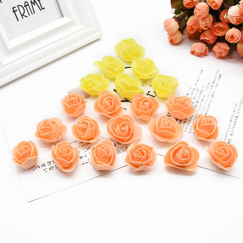 500 Darab Nagy Bubble Flower Teddy Bear Of Roses Hab Lakberendezési Kiegészítők Esküvői Dekoratív Virág Koszorúk