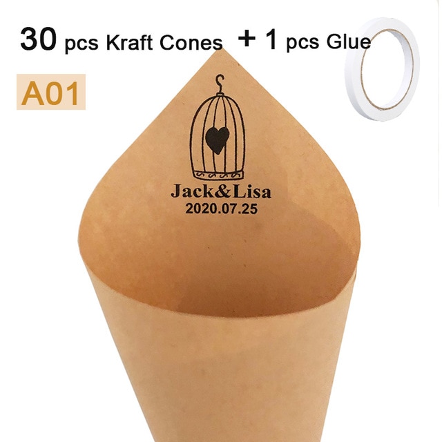 Custom cone 30pcs