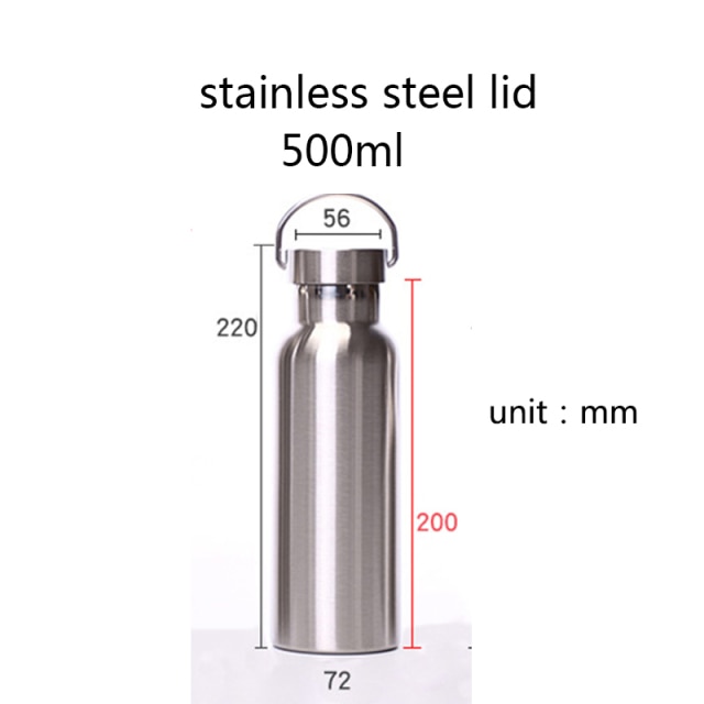 500ml stainless lid