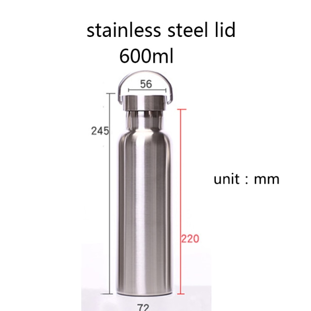 600ml stainless lid