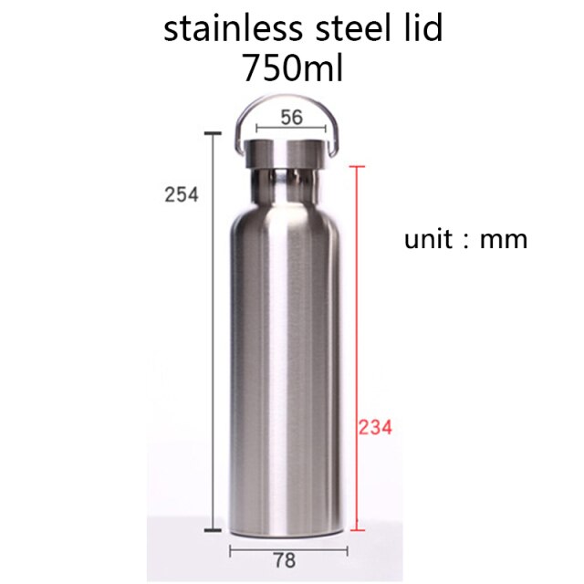 750ml stainless lid