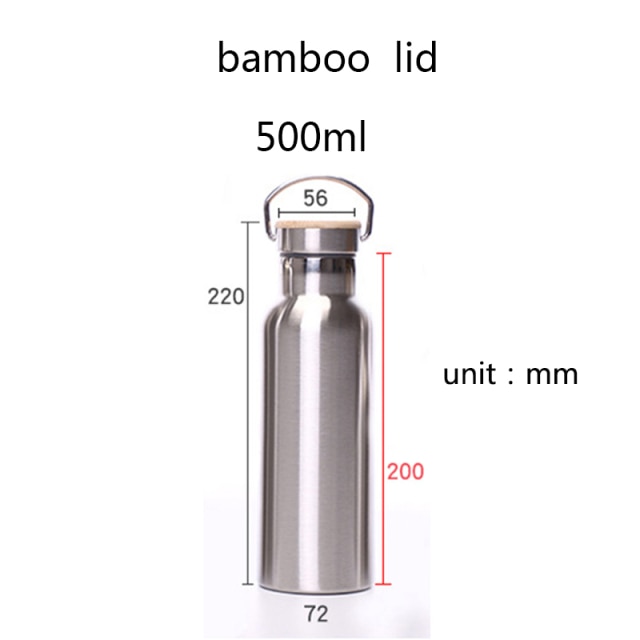 500ml bamboo lid