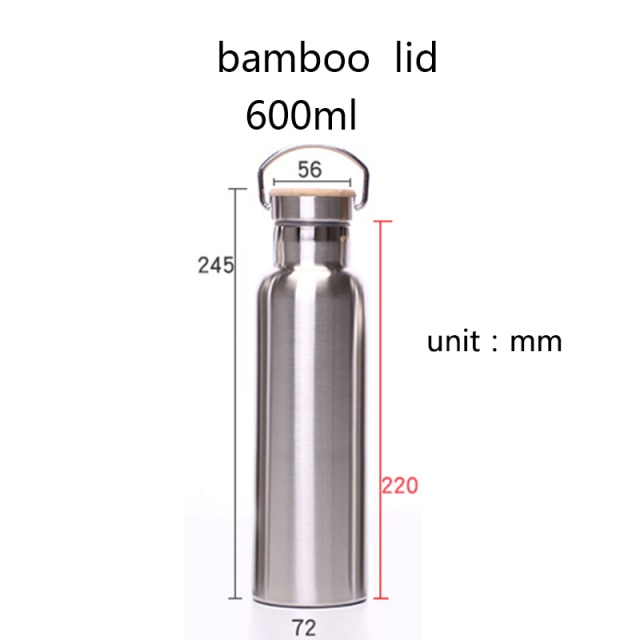 600ml bamboo lid