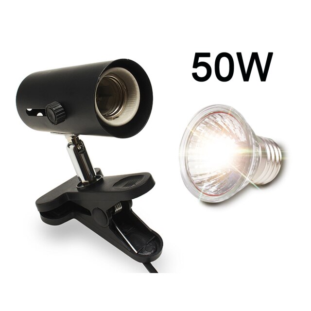 Black and 50W lamp