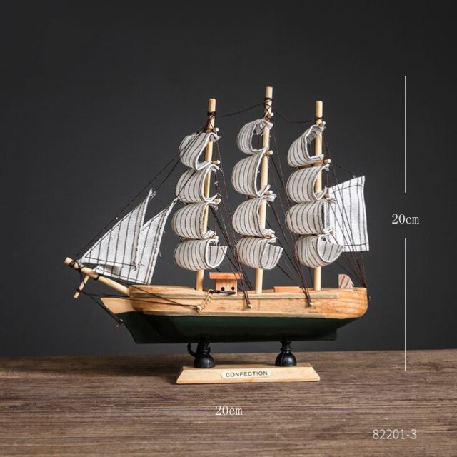 C Wooden Sailboat