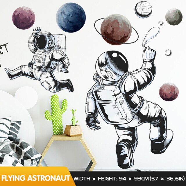 Flying astronaut