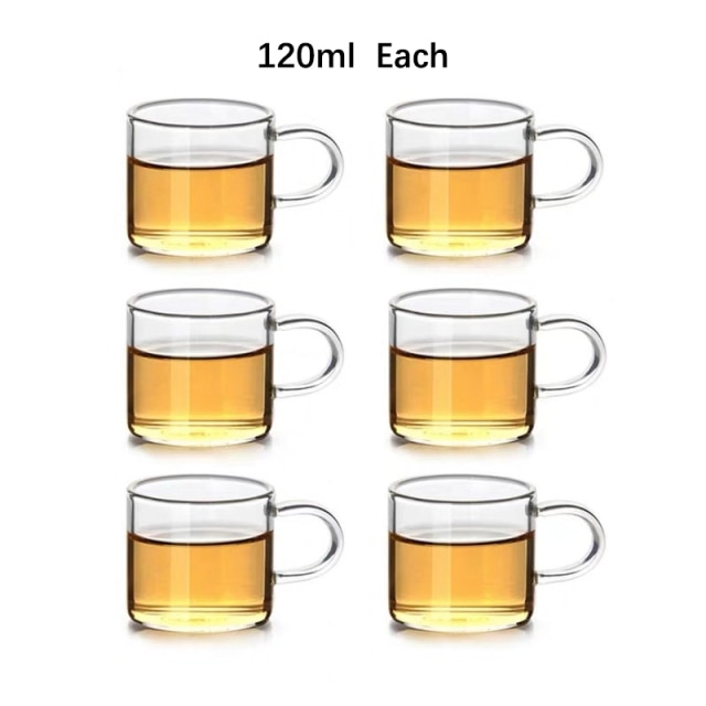 6pcs Glass mug