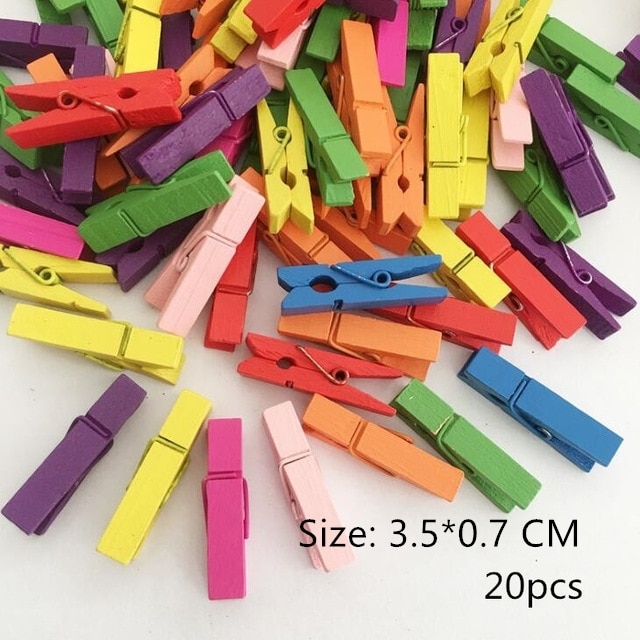 20pcs mix color clip
