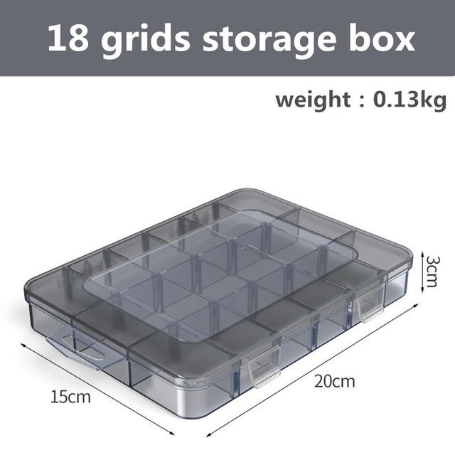 18 grids storage box