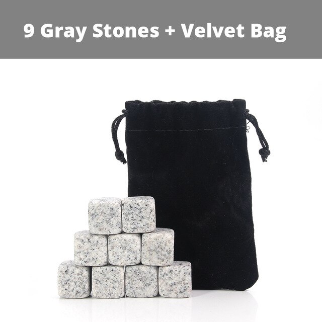 9 Gray Stones Bag