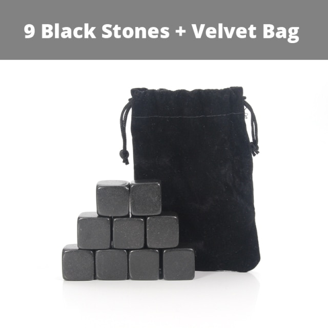 9 Black Stones Bag
