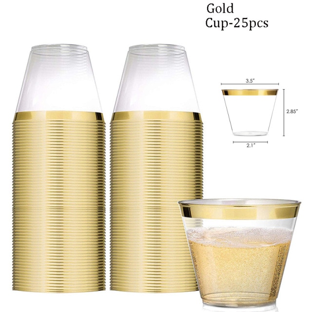 golden cup-25pcs