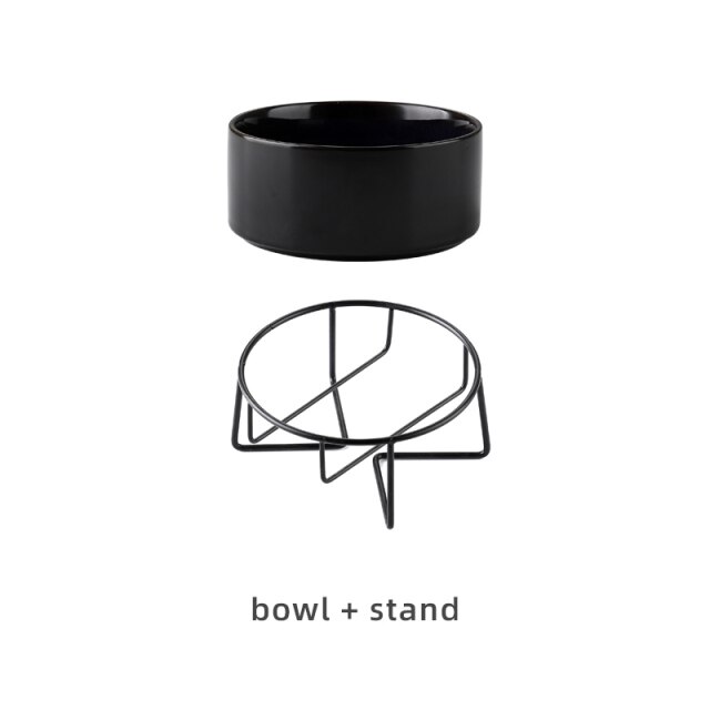 bowl with stand