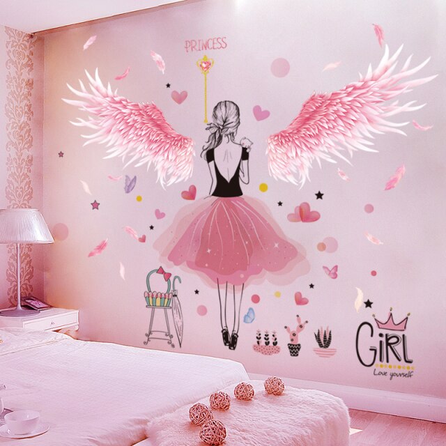 Wings and Girl 1