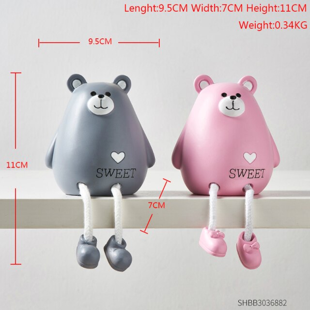 2 Pcs Bear