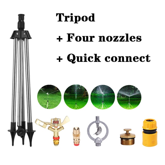 Tripod nozzle set