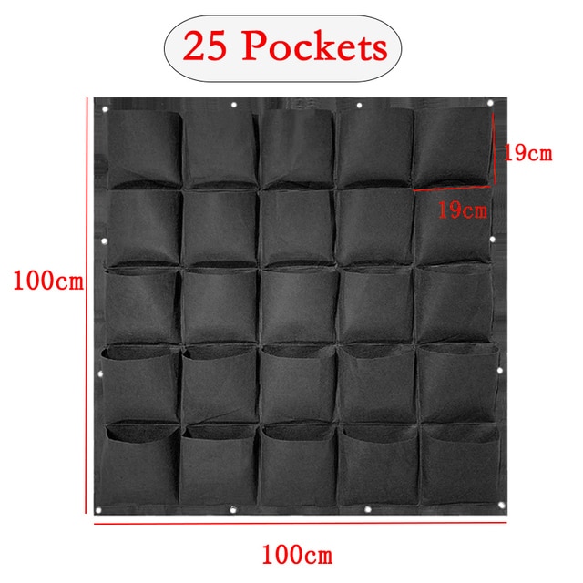 25 Pockets 100x100cm