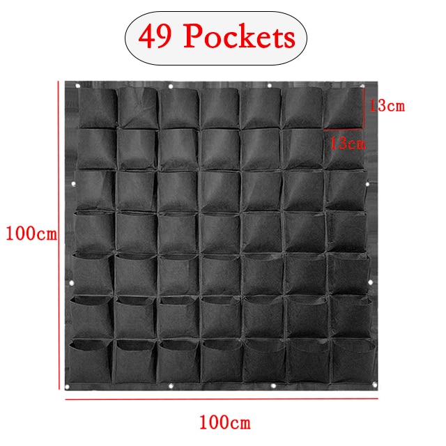 49 Pockets 100x100cm