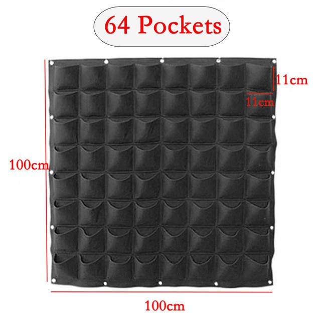 64 Pockets 100x100cm