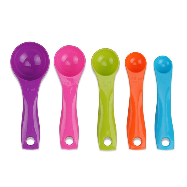 Plastic 5pcs spoon