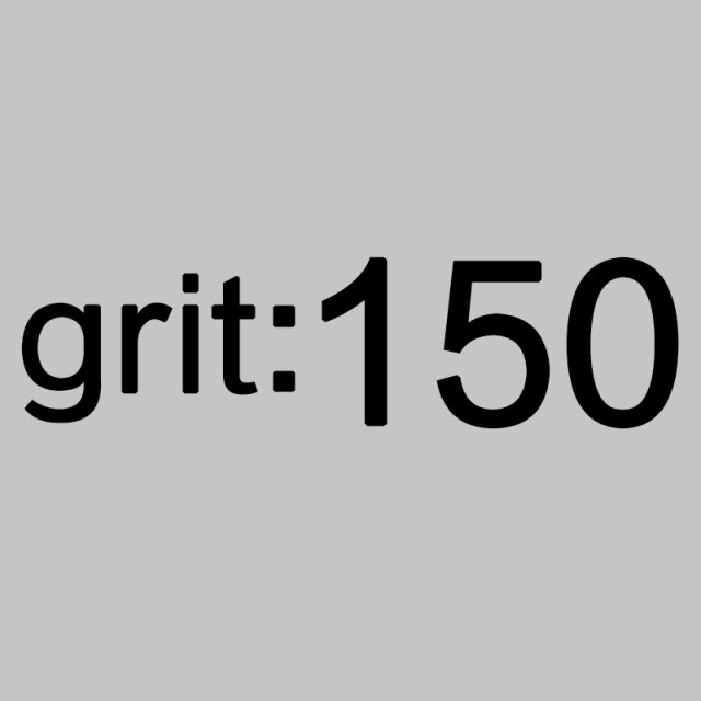 1pieces grit 150