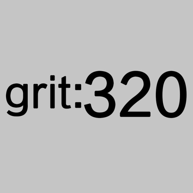 1pieces grit 320