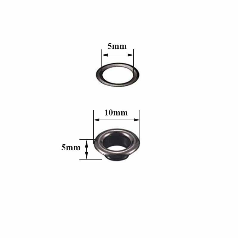 100 Bộ Niken Dây Giả 4Mm ~ 20Mm Và Silicon Bấm Chết Dụng Cụ 3 Món, Nút Kim Loại Cho Bőrdíszmű Quần - Image 5