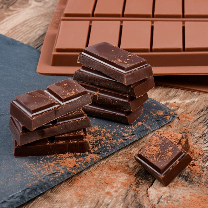 2 Darab Szilikon Csokoládéforma Szilícium Sütemény-Kocsonya-Készítő Szétszóródó Fehérje- És Engery Bar Candy-Formák - Image 6