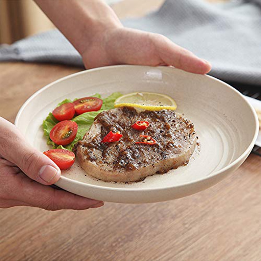 4Db / Szett Búza Szalma Evőeszközök Rafelhasználható Háztartási Edények Gyerekek Felnőtt - Image 3