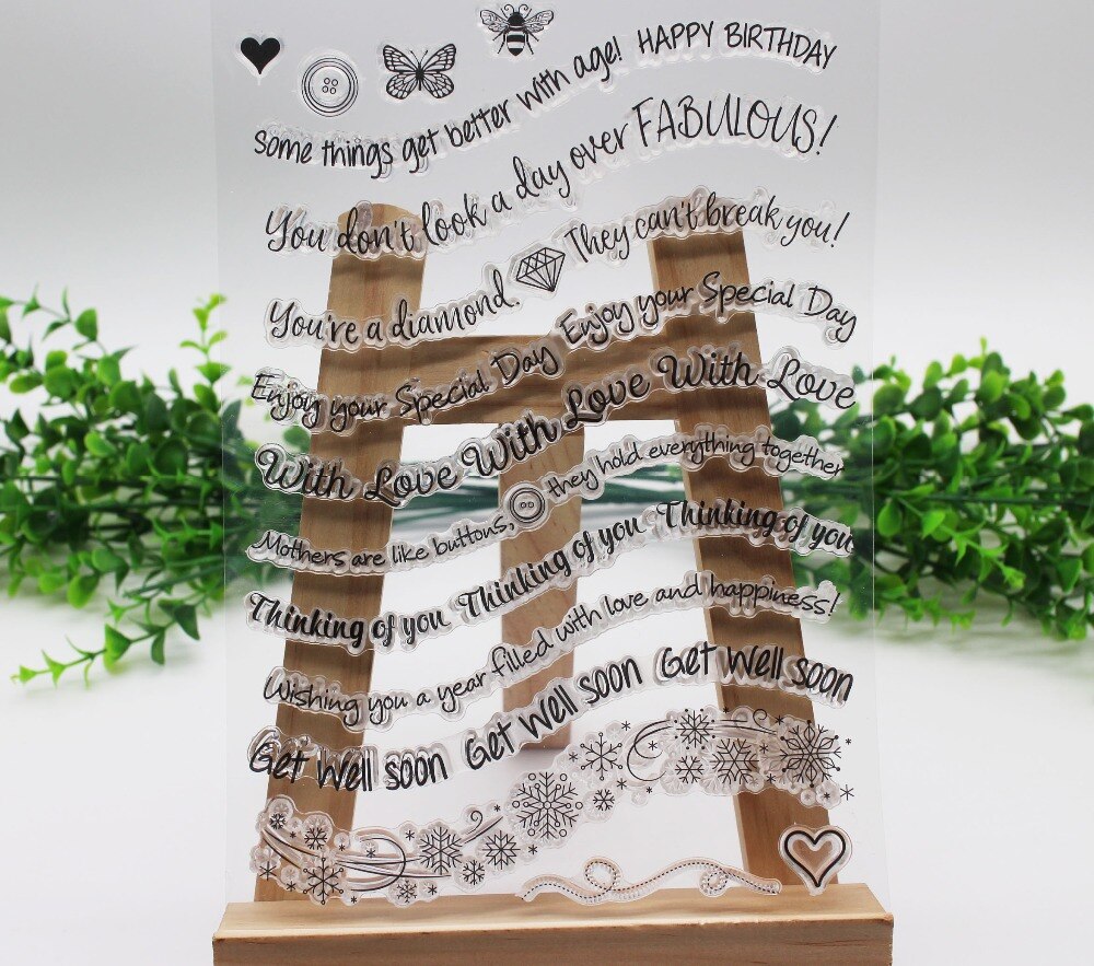 Võng En Stempel Set Letters Matrijzen Voor Papieren Kaart Ambachten Gebogen Golf Grens Sterven Scrapbooking - Image 3