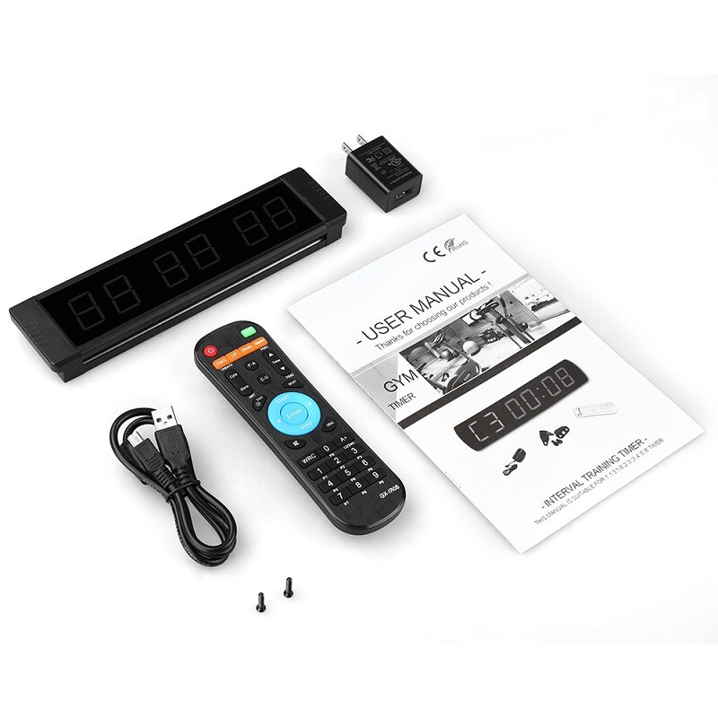 [Ganxin] Led Garage Gym Crossfit Boxer Időzítőre Tabata Emom Interval Programbare Countdown / Up Stopper Valós Idejű Klok - Image 3