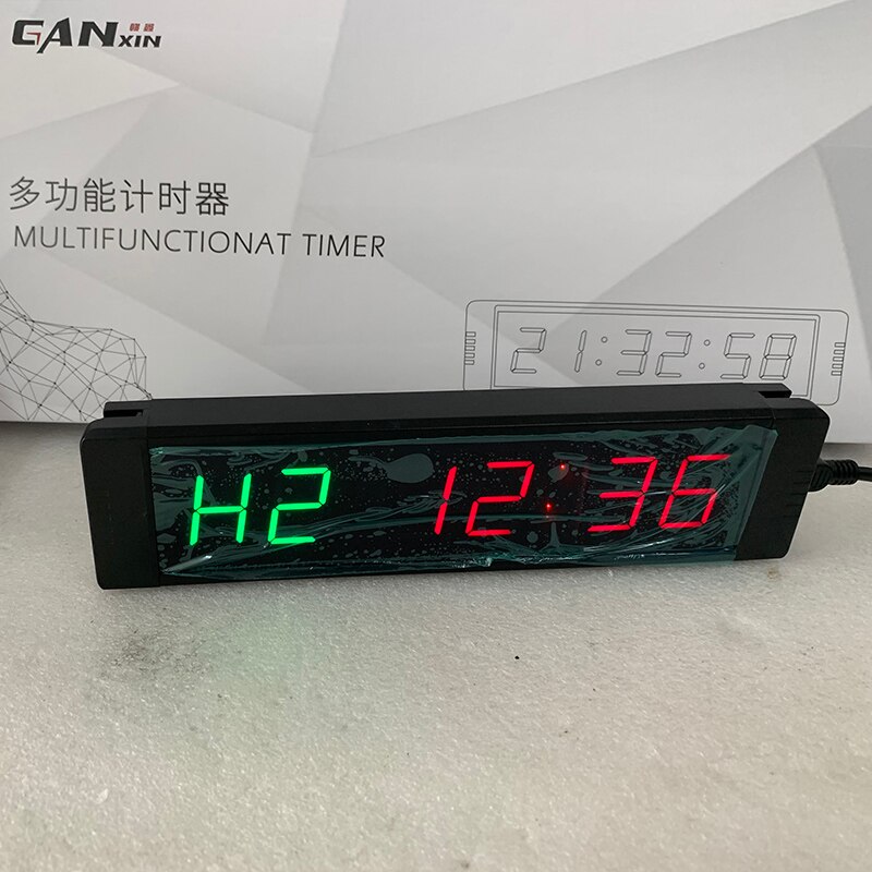 [Ganxin] Led Garage Gym Crossfit Boxer Időzítőre Tabata Emom Interval Programbare Countdown / Up Stopper Valós Idejű Klok - Image 5