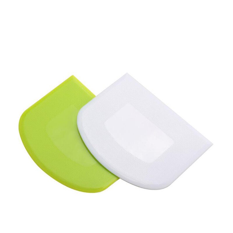 Műanyag Torta Krém Spatula Tészta Knife Cutter Butter Kaparó Díszítő Plain Sima Él Sütés Péksütemények Eszköz - Image 3