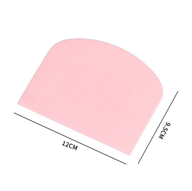 Műanyag Torta Krém Spatula Tészta Knife Cutter Butter Kaparó Díszítő Plain Sima Él Sütés Péksütemények Eszköz - Image 6