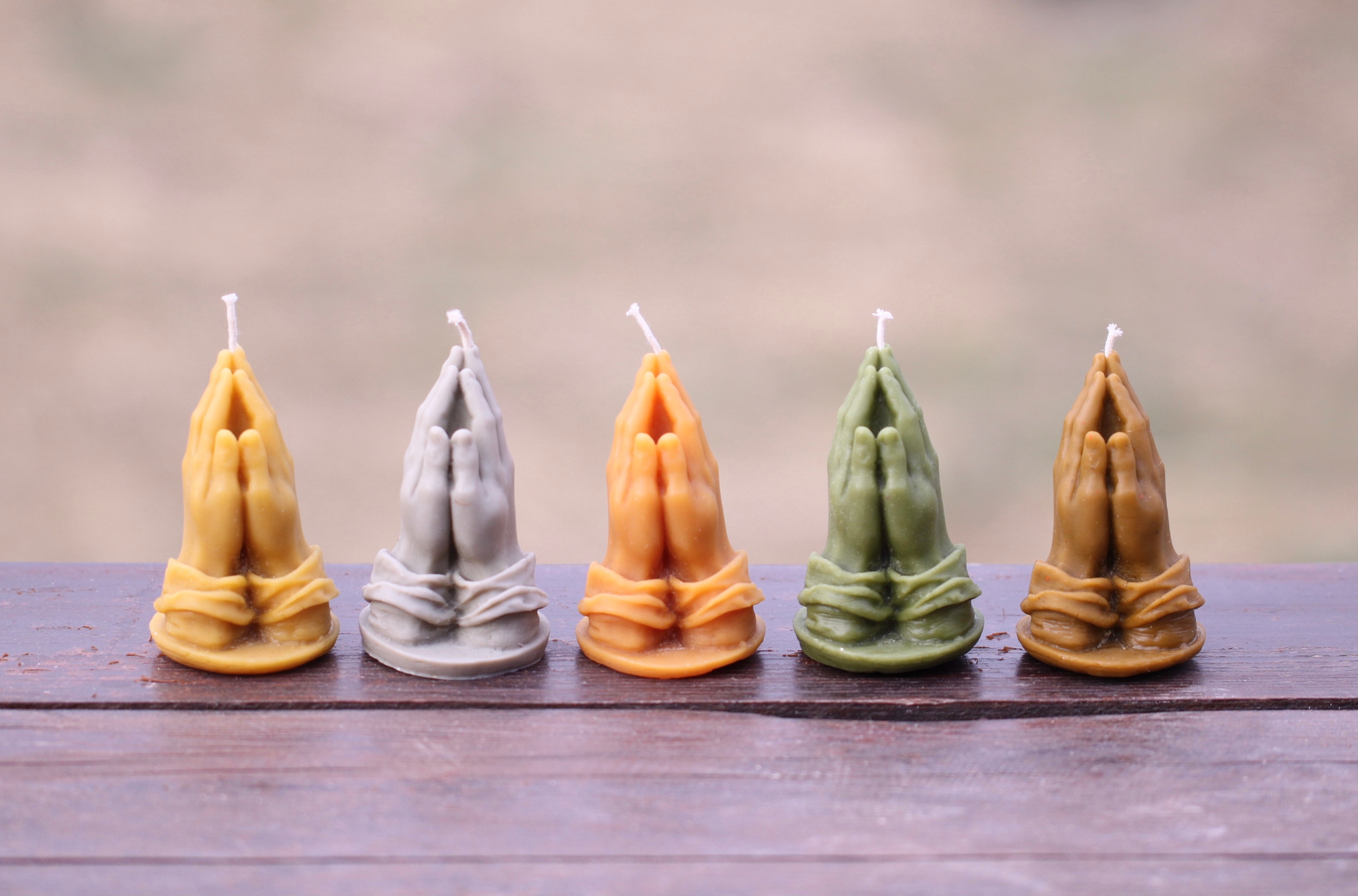 Imádkozó Kézi Szilikon Penész Barkács Vakolat Autó Dekorációhoz Gyertya Formák Méhviasz Forma - Image 6