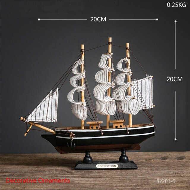 Wooden Sailboat-175