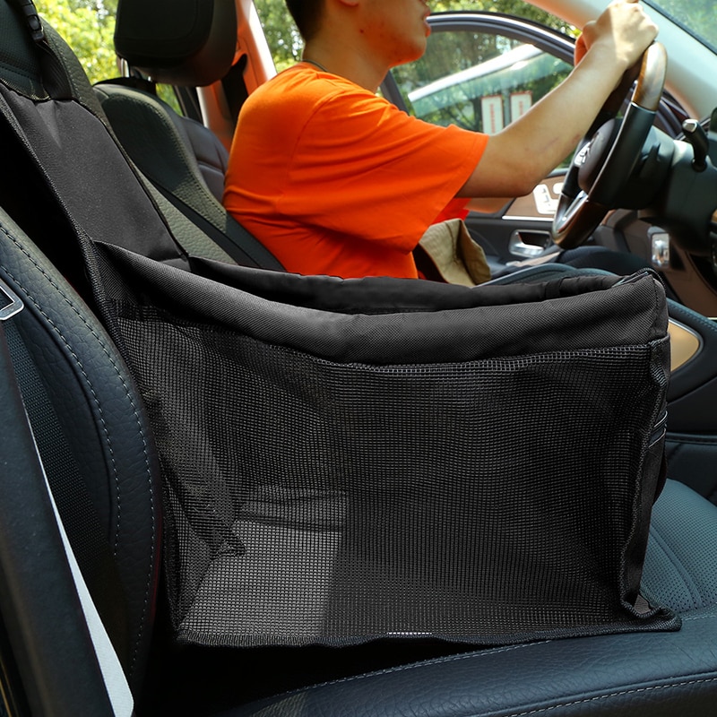 Travel Kutyakocsi Üléshuzat Macska Összecsukható Lélegző Háló Biztonságos Függőágy Kisállat Szállító Táska Macskák Számára Kutyák Kosár - Image 2