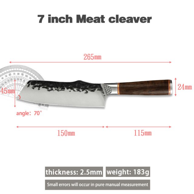 E 7 meat cleaver