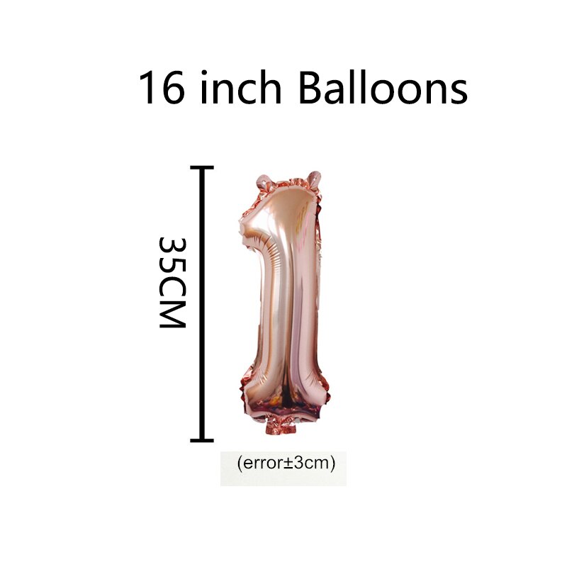 16 32 40 Inch Ezüst Arany Fóliával Száma Lufi Digital Globos Birthday Lakodalom Dekoráció Ballons Baby Shower Kellékek