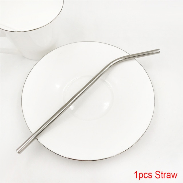 1Pc Bent straw